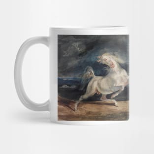 Horse Frightened by Lightning by Eugene Delacroix Mug